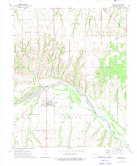 Download a high-resolution, GPS-compatible USGS topo map for Taloga, OK (1974 edition)