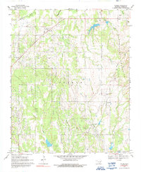 Download a high-resolution, GPS-compatible USGS topo map for Tatums, OK (1992 edition)