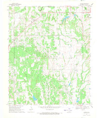 Download a high-resolution, GPS-compatible USGS topo map for Tatums, OK (1971 edition)