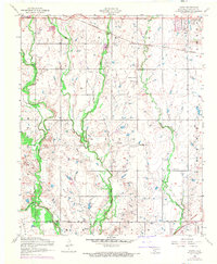 Download a high-resolution, GPS-compatible USGS topo map for Taupa, OK (1971 edition)