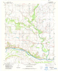 Download a high-resolution, GPS-compatible USGS topo map for Taylor, OK (1985 edition)