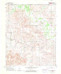 Download a high-resolution, GPS-compatible USGS topo map for Tegarden NE, OK (1971 edition)