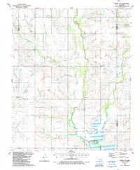 Download a high-resolution, GPS-compatible USGS topo map for Temple NW, OK (1988 edition)