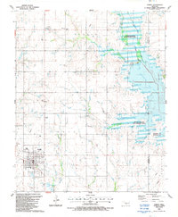 Download a high-resolution, GPS-compatible USGS topo map for Temple, OK (1988 edition)