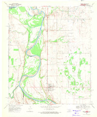 Download a high-resolution, GPS-compatible USGS topo map for Terral, OK (1971 edition)