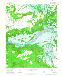 Download a high-resolution, GPS-compatible USGS topo map for Texanna, OK (1964 edition)