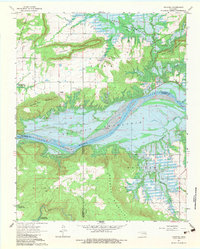 Download a high-resolution, GPS-compatible USGS topo map for Texanna, OK (1983 edition)
