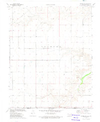 Download a high-resolution, GPS-compatible USGS topo map for Texhoma SW, OK (1975 edition)