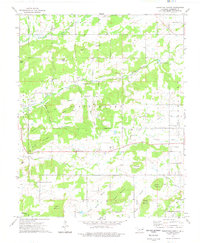 Download a high-resolution, GPS-compatible USGS topo map for Thompson Corner, OK (1978 edition)