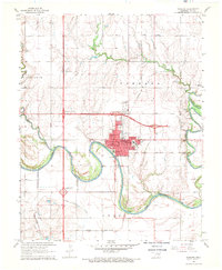 Download a high-resolution, GPS-compatible USGS topo map for Tonkawa, OK (1970 edition)
