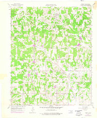 Download a high-resolution, GPS-compatible USGS topo map for Tribbey, OK (1976 edition)