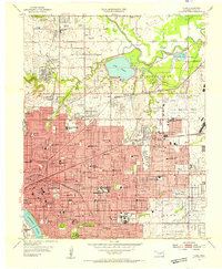 Download a high-resolution, GPS-compatible USGS topo map for Tulsa, OK (1955 edition)