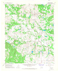 Download a high-resolution, GPS-compatible USGS topo map for Tupelo, OK (1968 edition)