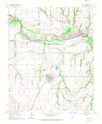 Download a high-resolution, GPS-compatible USGS topo map for Tuttle, OK (1967 edition)