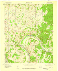 Download a high-resolution, GPS-compatible USGS topo map for Vamoosa, OK (1959 edition)