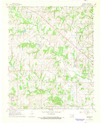 Download a high-resolution, GPS-compatible USGS topo map for Vanoss, OK (1968 edition)