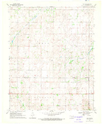 Download a high-resolution, GPS-compatible USGS topo map for Vici NW, OK (1971 edition)