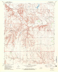 Download a high-resolution, GPS-compatible USGS topo map for Vinson, OK (1983 edition)