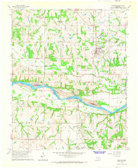 Download a high-resolution, GPS-compatible USGS topo map for Wanette, OK (1966 edition)