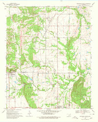 Download a high-resolution, GPS-compatible USGS topo map for Wapanucka North, OK (1980 edition)