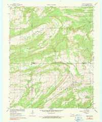Download a high-resolution, GPS-compatible USGS topo map for Wardville, OK (1990 edition)