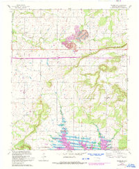 Download a high-resolution, GPS-compatible USGS topo map for Warner NW, OK (1993 edition)