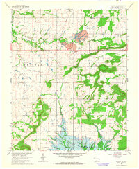 Download a high-resolution, GPS-compatible USGS topo map for Warner NW, OK (1964 edition)