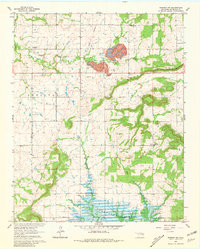 Download a high-resolution, GPS-compatible USGS topo map for Warner NW, OK (1981 edition)