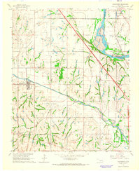 Download a high-resolution, GPS-compatible USGS topo map for Washington, OK (1966 edition)