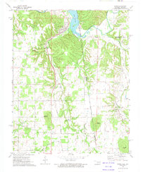 Download a high-resolution, GPS-compatible USGS topo map for Watts, OK (1974 edition)