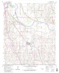 1965 Map of Wayne, 1980 Print