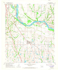 Download a high-resolution, GPS-compatible USGS topo map for Wayne, OK (1966 edition)