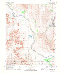 Download a high-resolution, GPS-compatible USGS topo map for Waynoka West, OK (1971 edition)