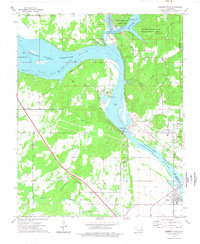 Download a high-resolution, GPS-compatible USGS topo map for Webbers Falls, OK (1978 edition)