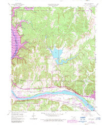 Download a high-resolution, GPS-compatible USGS topo map for Wekiwa, OK (1983 edition)
