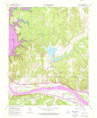preview thumbnail of historical topo map of Osage County, OK in 1958