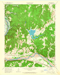 Download a high-resolution, GPS-compatible USGS topo map for Wekiwa, OK (1964 edition)