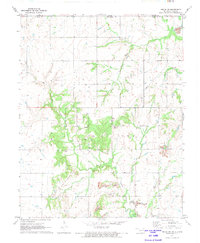 Download a high-resolution, GPS-compatible USGS topo map for Welch NW, OK (1973 edition)