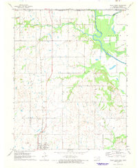 Download a high-resolution, GPS-compatible USGS topo map for Welch North, OK (1973 edition)
