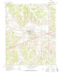 Download a high-resolution, GPS-compatible USGS topo map for Wellston, OK (1991 edition)