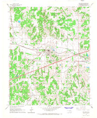Download a high-resolution, GPS-compatible USGS topo map for Wellston, OK (1967 edition)