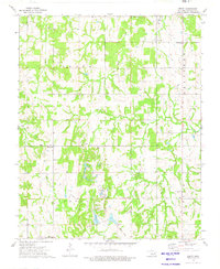 Download a high-resolution, GPS-compatible USGS topo map for Welty, OK (1976 edition)