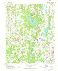 Download a high-resolution, GPS-compatible USGS topo map for Wewoka West, OK (1974 edition)