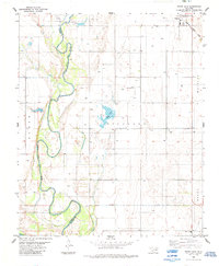 Download a high-resolution, GPS-compatible USGS topo map for White Lake, OK (1985 edition)