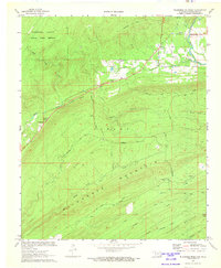 Download a high-resolution, GPS-compatible USGS topo map for Wildhorse Mountain, OK (1973 edition)