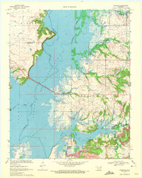 Download a high-resolution, GPS-compatible USGS topo map for Winganon, OK (1972 edition)