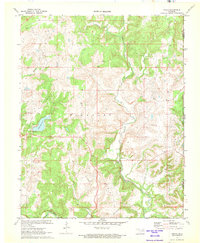 preview thumbnail of historical topo map of Osage County, OK in 1972