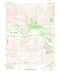 Download a high-resolution, GPS-compatible USGS topo map for Woodward NE, OK (1971 edition)