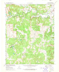 Download a high-resolution, GPS-compatible USGS topo map for Woolaroc, OK (1973 edition)