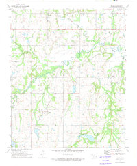 Download a high-resolution, GPS-compatible USGS topo map for Yeager, OK (1974 edition)